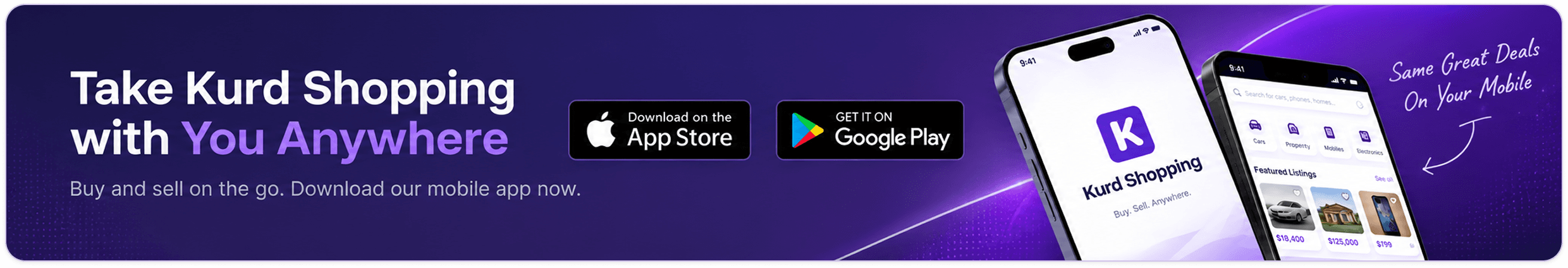 Take Kurd Shopping with You Anywhere